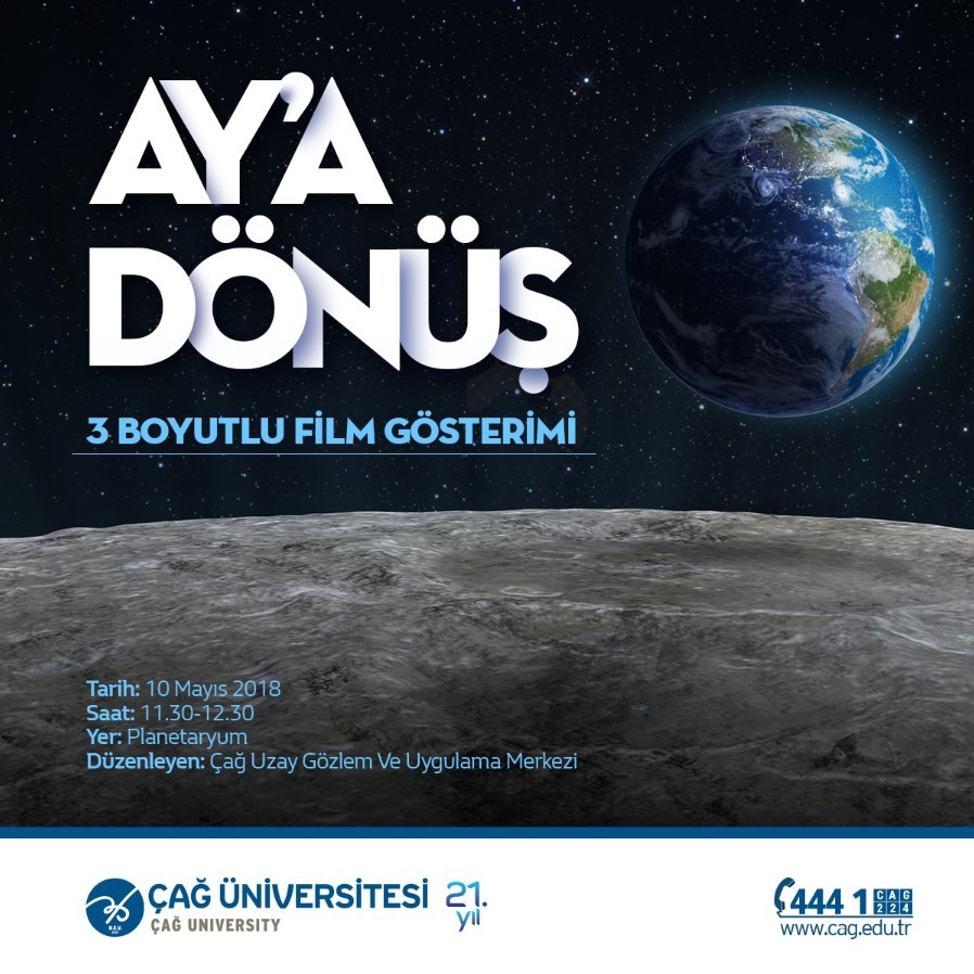 ay a donus uc boyutlu film gosterimi