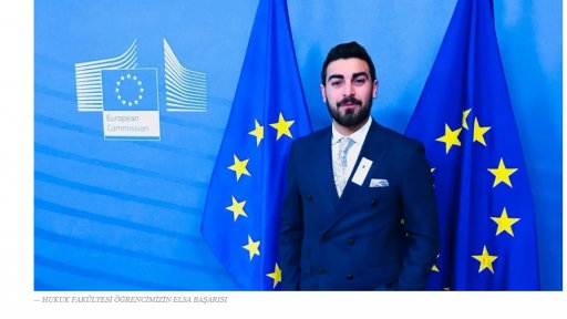 Hukuk Fakültesi üçüncü sınıf öğrencimiz Mehmet  Onur ALTUNAY, Avrupa Genç Hukukçular Derneği'nin (ELSA), Türkiye Genişlemeden Sorumlu Direktörlüğü görevine seçildi.